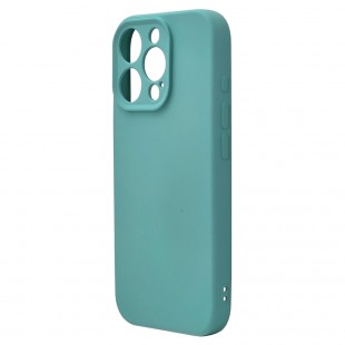 Husa spate pentru iPhone 16 Pro Silicon Line - Turcoaz