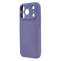Husa spate pentru iPhone 17 Pro Silicon Line - Mov deschis