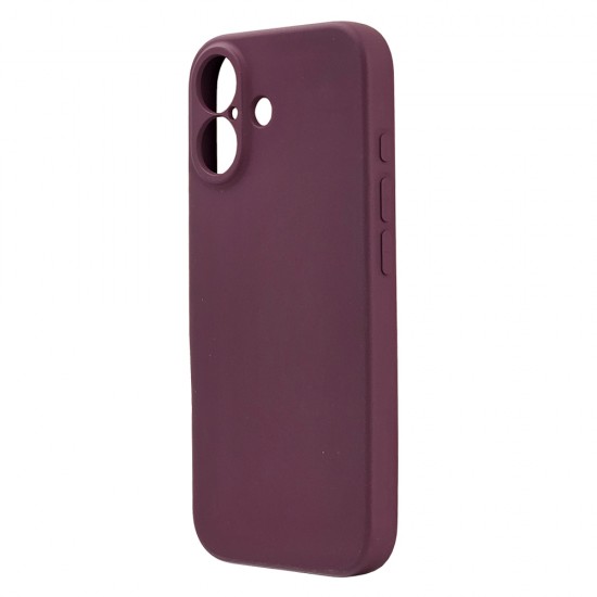 Husa spate pentru iPhone 17 Silicon Line - Grena