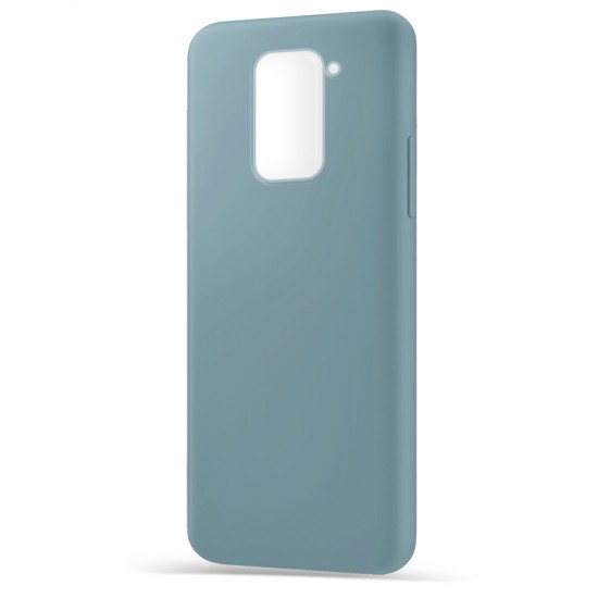 Husa spate pentru Xiaomi Redmi Note 9 - Silicon Line Gri