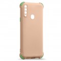 Husa spate Air Soft Case pentru Samsung Galaxy A20s - Roz / Verde