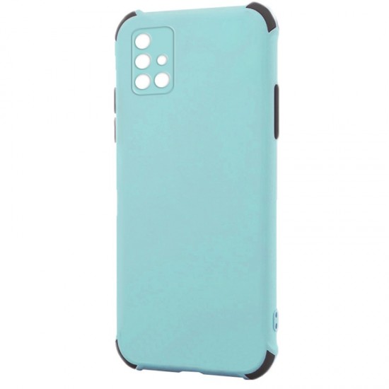 Husa spate Air Soft Case pentru Samsung Galaxy M51 - Bleu / Negru