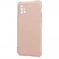 Husa spate Air Soft Case pentru Samsung Galaxy M51 - Roz / Verde