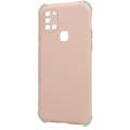 Husa spate Air Soft Case pentru Samsung Galaxy A11 - Roz / Verde