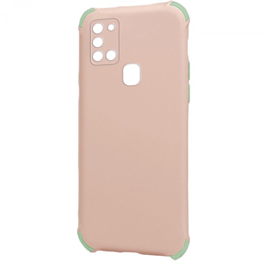 Husa spate Air Soft Case pentru Samsung Galaxy A11 - Roz / Verde