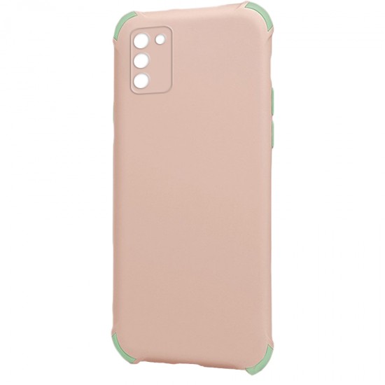 Husa spate Air Soft Case pentru Samsung Galaxy A41 - Roz / Verde