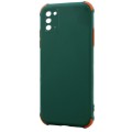 Husa spate Air Soft Case pentru Samsung Galaxy Note 20 - Verde / Portocaliu