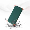 Husa spate Air Soft Case pentru iPhone 7 - Verde / Portocaliu