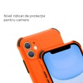 Husa spate Air Soft Case pentru iPhone SE 2020 - Roz / Verde