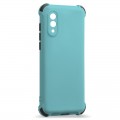 Husa spate Air Soft Case pentru Samsung Galaxy A02 - Bleu / Negru