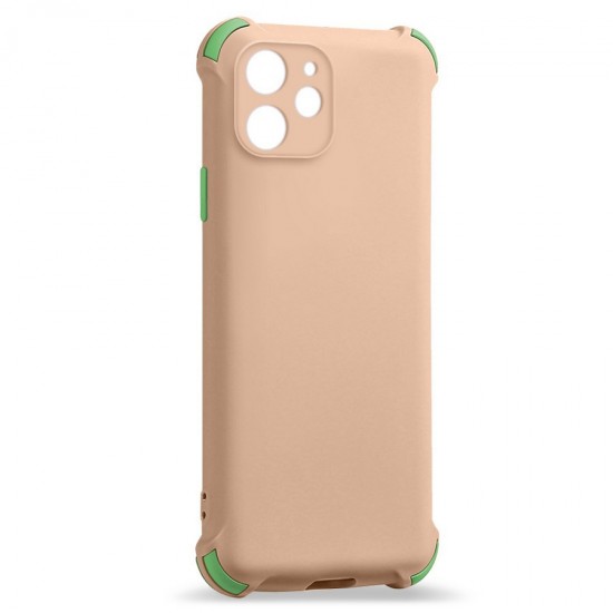 Husa spate Air Soft Case pentru iPhone 11 - Roz / Verde