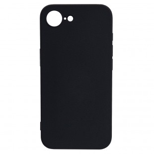 Husa spate pentru iPhone 16e B-Silicon case - Negru