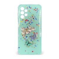 Husa spate pentru Samsung Galaxy A13 - Blossom Case Turcoaz