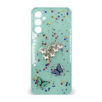 Husa spate pentru Samsung Galaxy A54 5G- Blossom Case Turcoaz