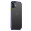 Husa spate Button Case pentru iPhone 12 Mini - Albastru / Verde