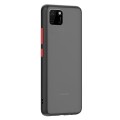 Husa spate Button Case pentru Huawei Y5P - Negru / Rosu