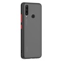 Husa spate Button Case pentru Huawei Y6P - Negru / Rosu