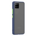 Husa spate Button Case pentru Samsung Galaxy A12 - Albastru / Verde