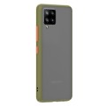 Husa spate Button Case Samsung Galaxy A42 - Army / Portocaliu