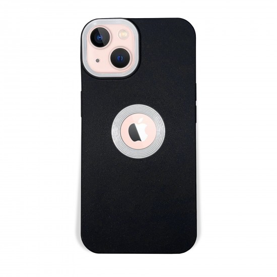 Husa spate pentru iPhone 13 - Circle Case Negru & Alb