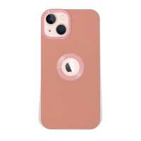 Husa spate pentru iPhone 13 - Circle Case Roz Prafuit & Roz 