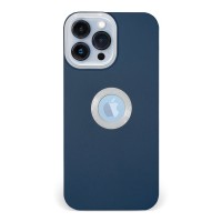 Husa spate pentru iPhone 13 Pro Max - Circle Case Albastru & Alb
