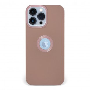 Husa spate pentru iPhone 13 Pro Max - Circle Case Roz Prafuit & Roz