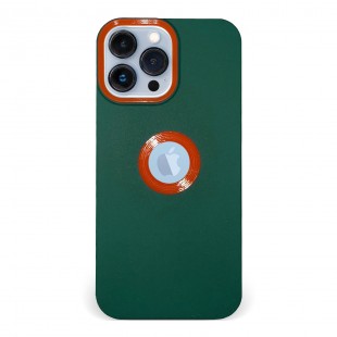Husa spate pentru iPhone 13 Pro Max - Circle Case Verde Crud & Rosu