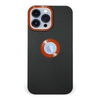 Husa spate pentru iPhone 13 Pro - Circle Case Negru & Rosu