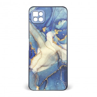 Husa spate pentru Samsung Galaxy A22 5G - Deli Case Albastru