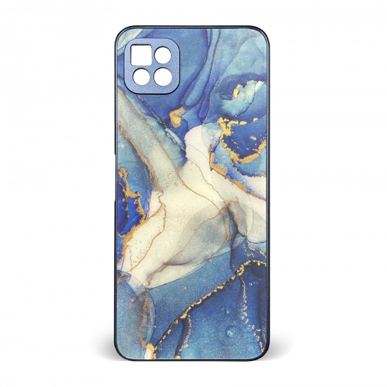 Husa spate pentru Samsung Galaxy A22 5G - Deli Case Albastru