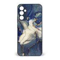 Husa spate pentru Samsung Galaxy A34 5G - Deli Case Albastru