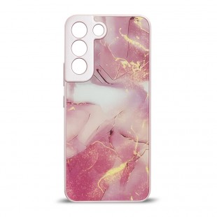 Husa spate pentru Samsung Galaxy S22 - Deli Case Roz