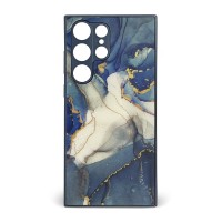 Husa spate pentru Samsung Galaxy S23 Ultra - Deli Case Albastru