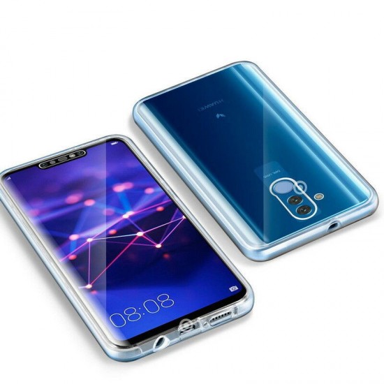 Husa Full transparenta Double Case pentru Huawei Mate 20 Lite
