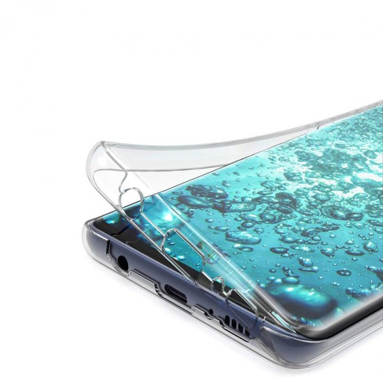 Husa Full transparenta Double Case pentru Samsung S10+