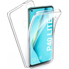Husa Full transparenta Double Case pentru Huawei P40 Lite E