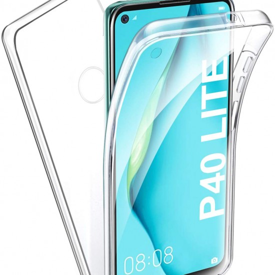 Husa Full transparenta Double Case pentru Huawei P40 Lite E