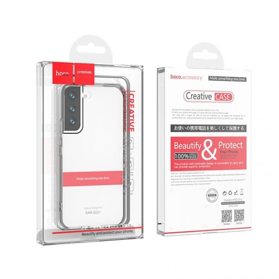 Husa spate pentru Samsung Galaxy S22 Plus Hoco Premium - Transparent