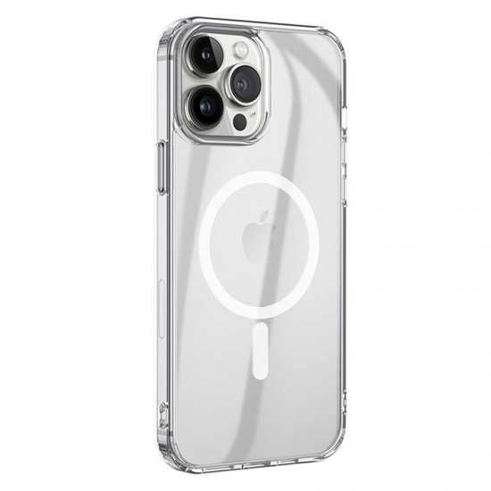 Husa spate pentru iPhone 14 Pro Max HOCO Premium Magnetic Series - Transparent