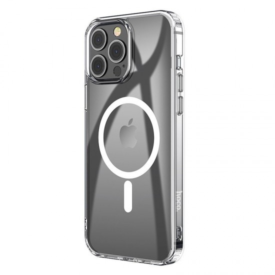 Husa spate pentru iPhone 14 Pro Max HOCO Premium Magnetic Series - Transparent