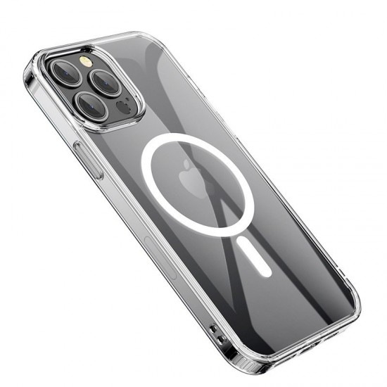 Husa spate pentru iPhone 14 Pro Max HOCO Premium Magnetic Series - Transparent