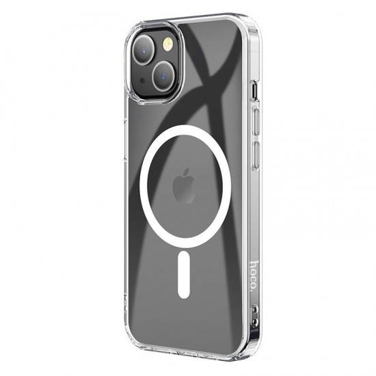 Husa spate pentru iPhone 16 Hoco Premium Magnetic Series - Transparent