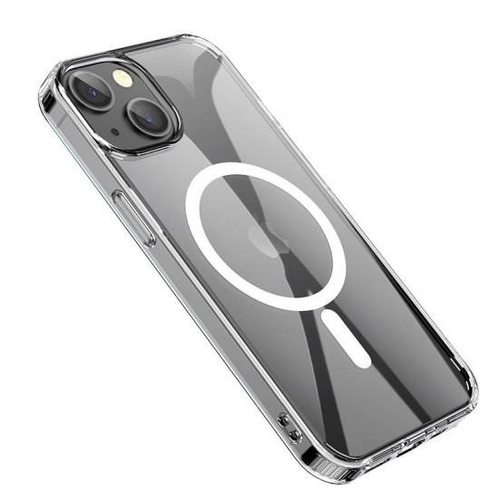 Husa spate pentru iPhone 16 Hoco Premium Magnetic Series - Transparent