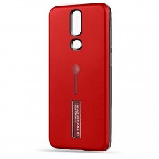 Husa Spate Hard Case Stand pentru Huawei Mate 10 Lite - Rosu Husa Spate Hard Case Stand pentru Huawei Mate 10 Lite - Rosu