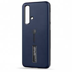 Husa Spate Hard Case Stand pentru Huawei Nova 5T - Albastru Husa Spate Hard Case Stand pentru Huawei Nova 5T - Albastru