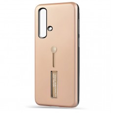 Husa Spate Hard Case Stand pentru Huawei Nova 5T - Gold Husa Spate Hard Case Stand pentru Huawei Nova 5T - Gold