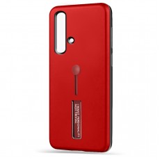 Husa Spate Hard Case Stand pentru Huawei Nova 5T - Rosu Husa Spate Hard Case Stand pentru Huawei Nova 5T - Rosu