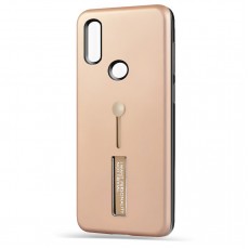 Husa Spate Hard Case Stand pentru Huawei Y6 2019 - Gold Husa Spate Hard Case Stand pentru Huawei Y6 2019 - Gold