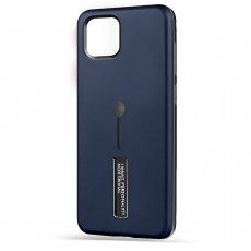 Husa Spate Hard Case Stand pentru iPhone 11 - Albastru Husa Spate Hard Case Stand pentru iPhone 11 - Albastru